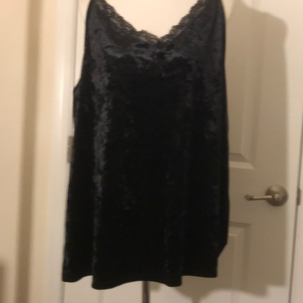Torrid Black Velvet cami